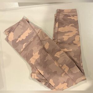Lululemon Brown Camouflage Leggings
